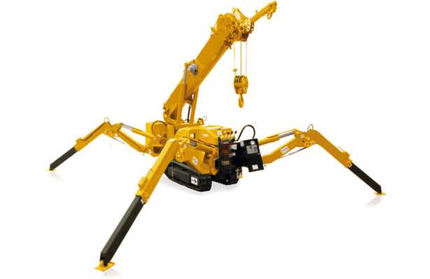 Miniraupenkrane mit Stützen