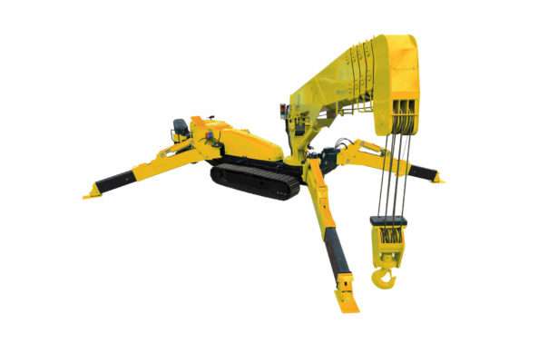 Miniraupenkrane mit Stützen