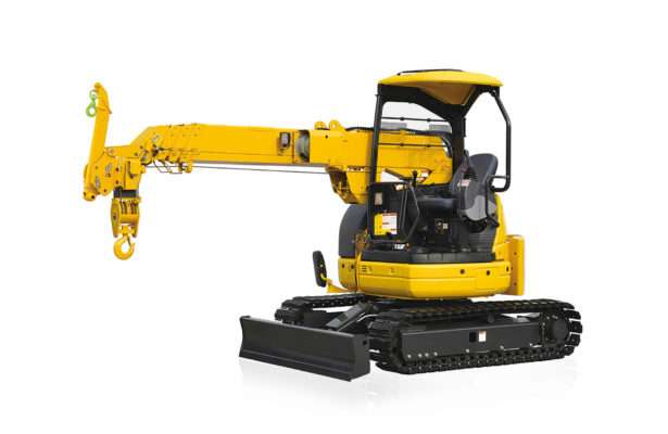 Miniraupenkrane ohne Stützen