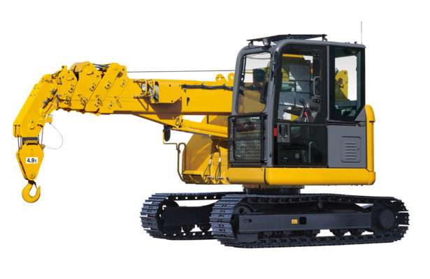 Miniraupenkrane ohne Stützen