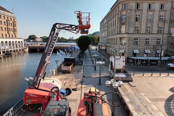 16 Meter Teleskoparbeitsbühne Diesel-Allrad Skyjack SJ45T