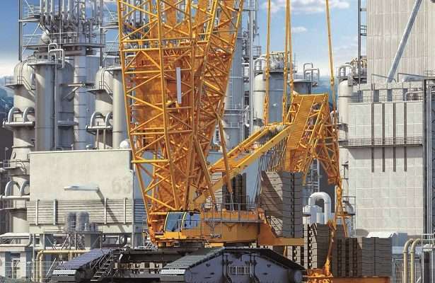 Gittermast-Raupenkrane