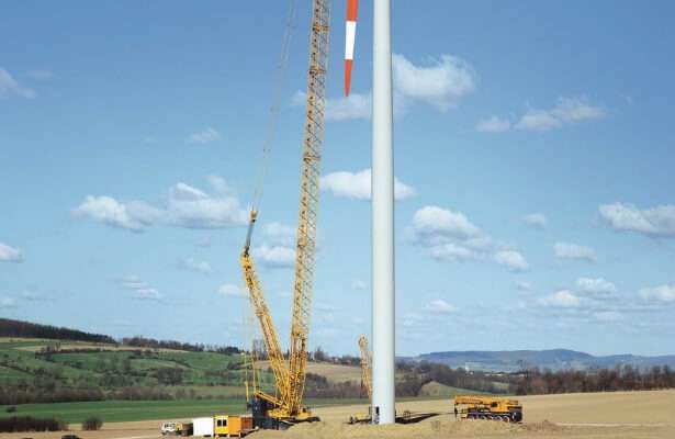 Gittermast-Raupenkrane