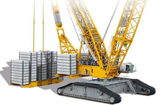 Gittermast-Raupenkrane