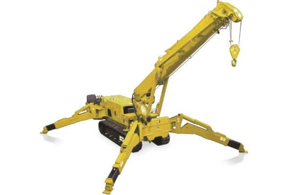 Miniraupenkrane mit Stützen