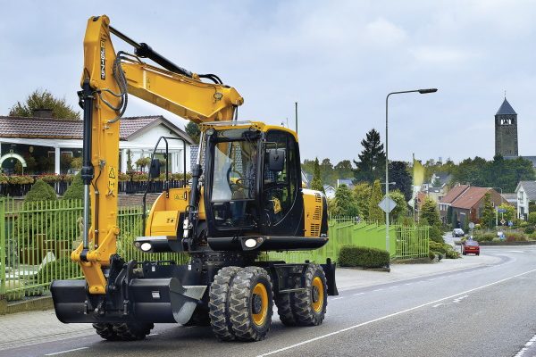 große Mobilbagger