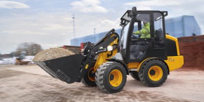 Radlader im Industrieeinsatz